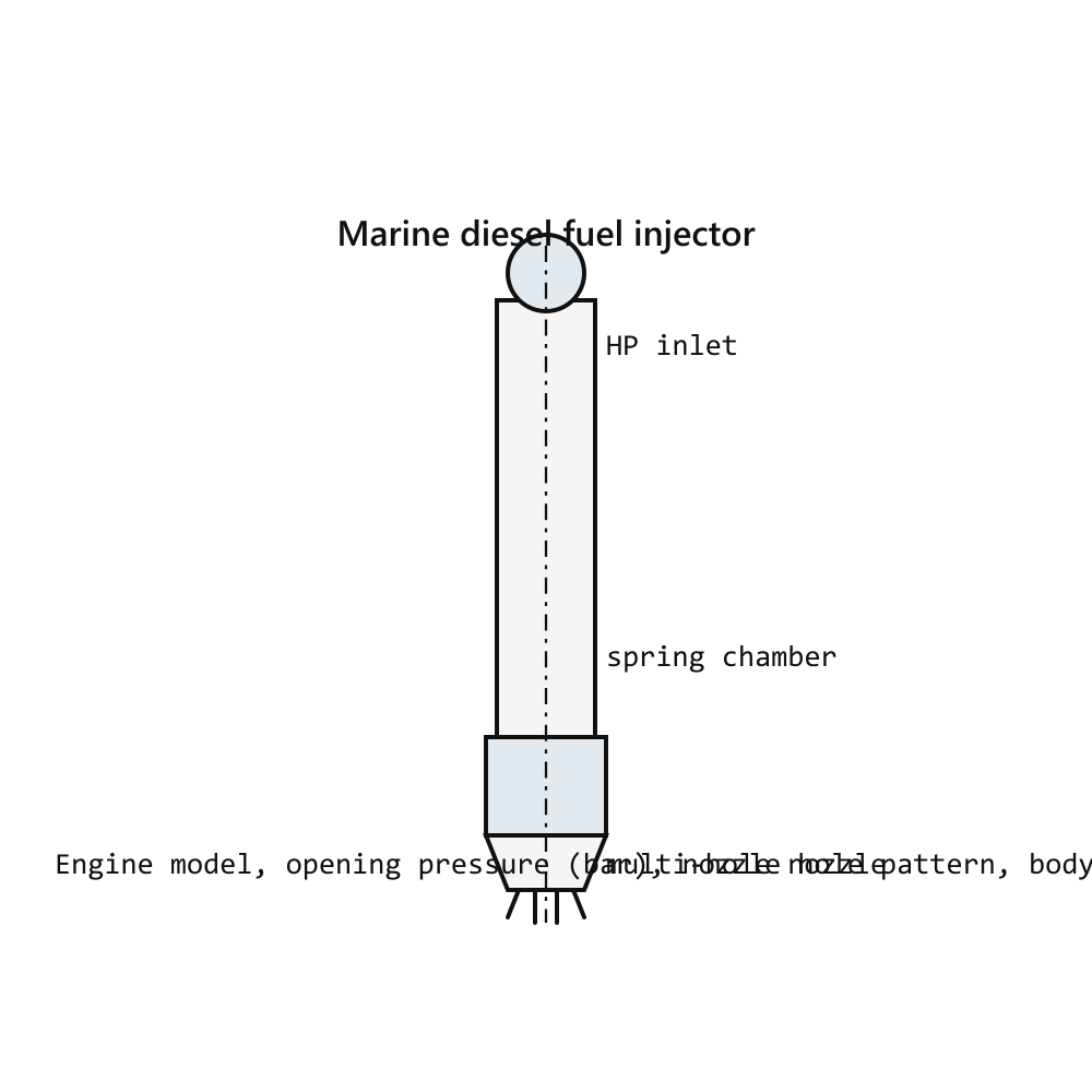 Hyundai-MAN B&W S70MC-C8 Fuel Pump Suction Valve