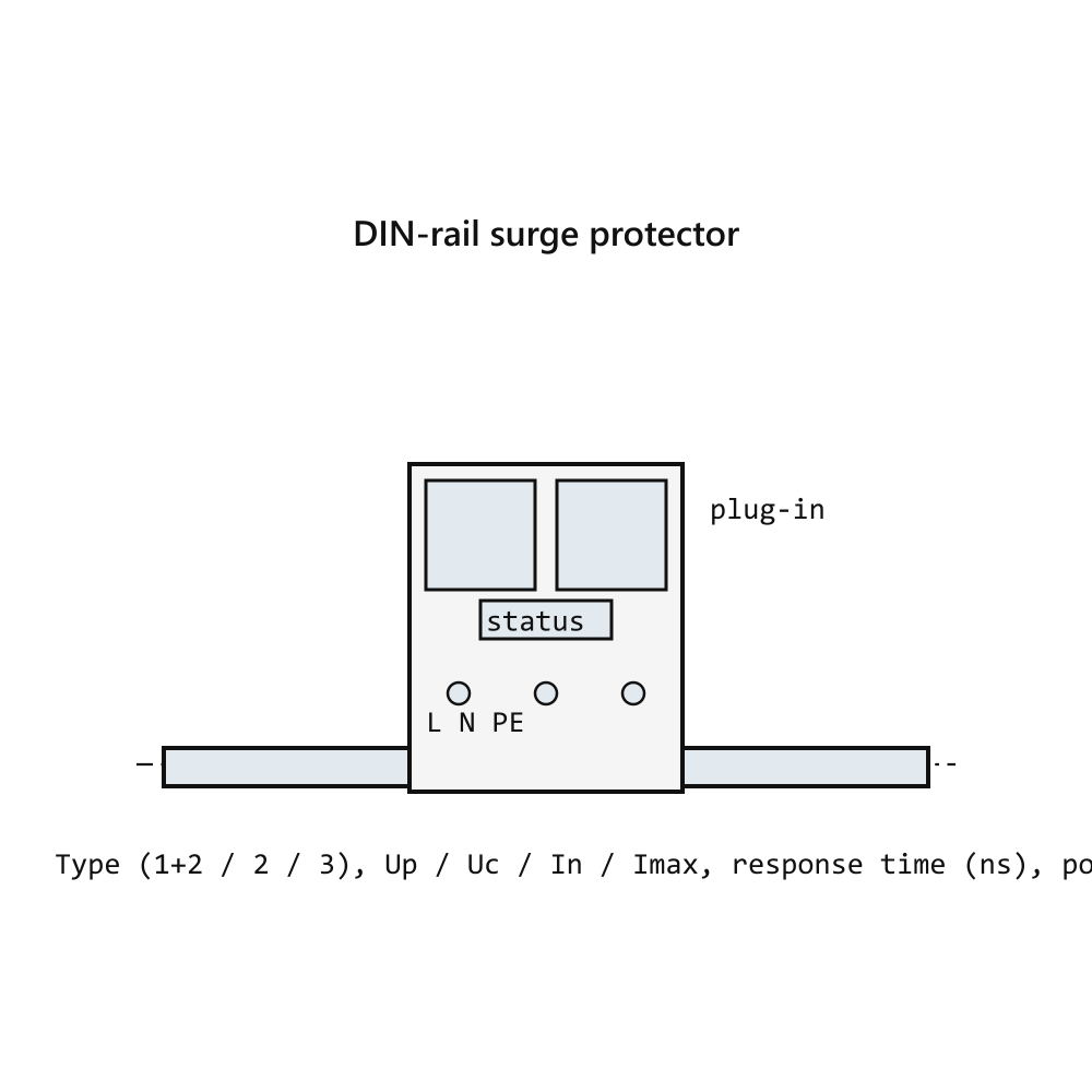 Brennenstuhl Secure-Tec 6-Socket Surge Protector with Overvoltage Indicator