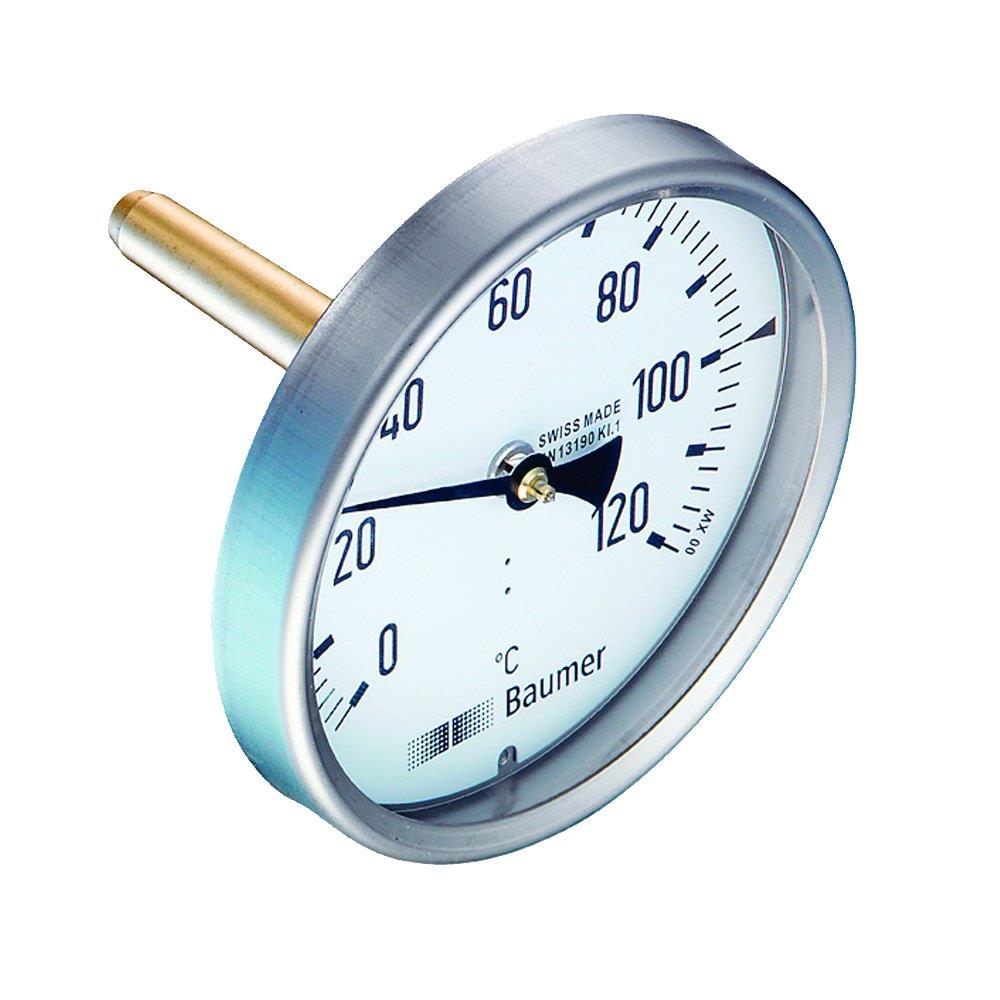 0-120 degrees Thermometer - 80mm, 0-120°C