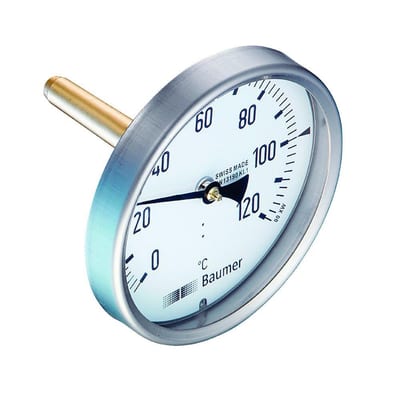 0-120 degrees Thermometer - 80mm, 0-120°C