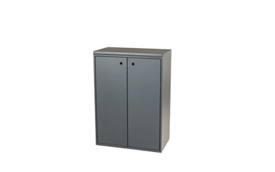 3-piece - 610mm, 350mm, 865mm, 3 x 60L, steel, grey 5715039041928