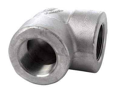 3000# Angle acid-resistant NPT coupling/coupling - 1/4", 1/4", 90°, 3000LBS