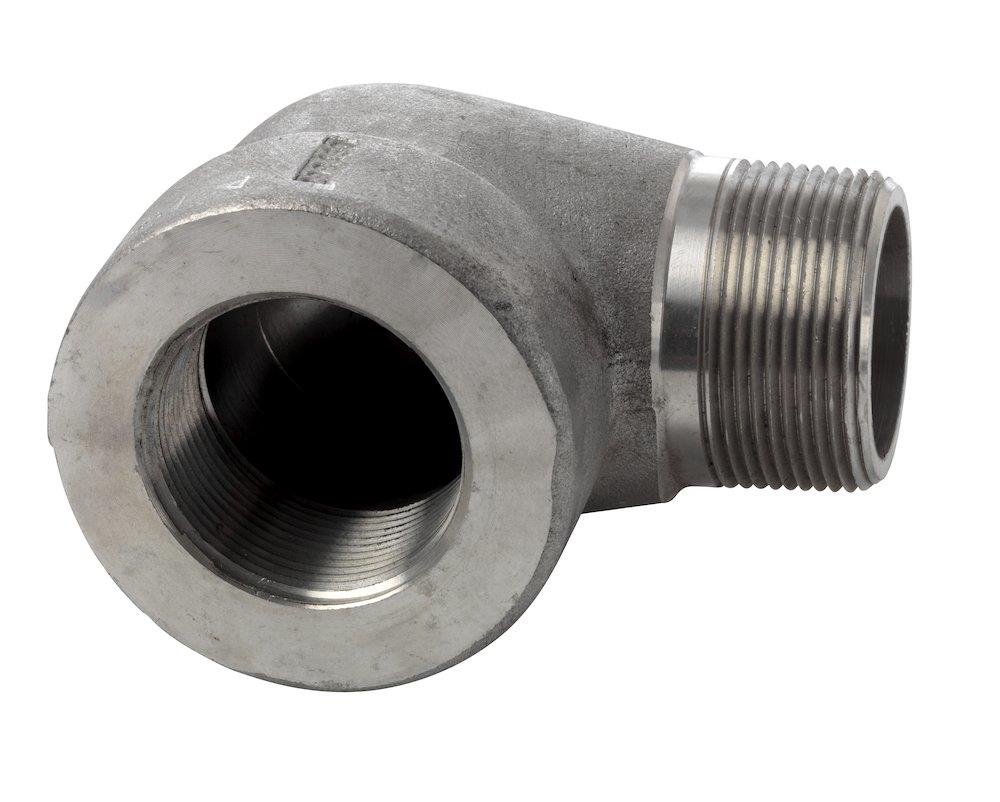 3000# Angle acid-resistant NPT coupling/nipple - 1 1/2", 1 1/2", 90°, 3000LBS