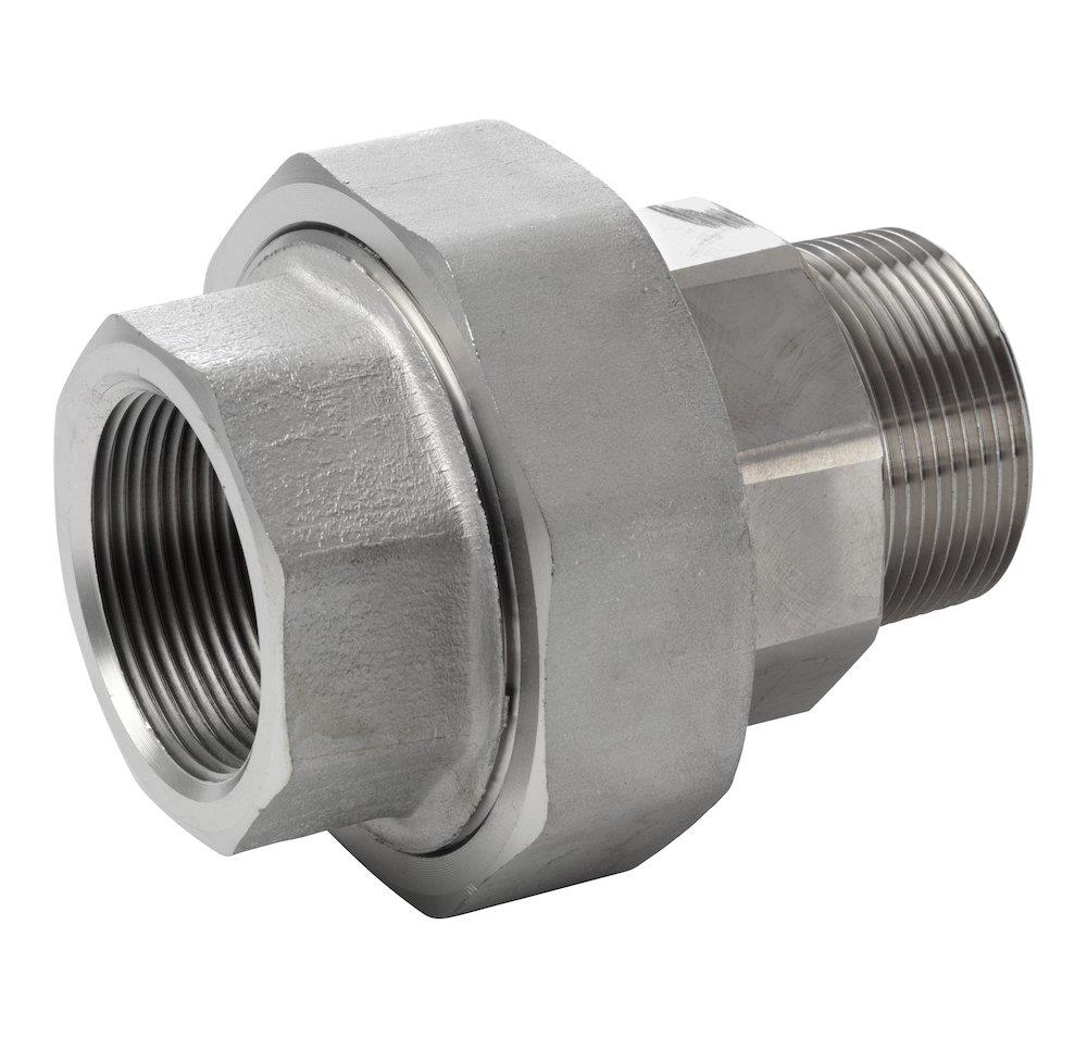 3000# Union acid-resistant NPT coupling/nipple - 1 1/2", 1 1/2", 3000LBS