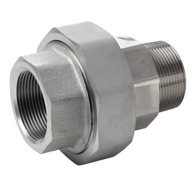 3000# Union acid-resistant NPT coupling/nipple - 1 1/2", 1 1/2", 3000LBS