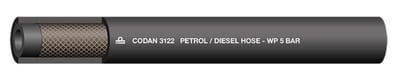 3122 Fuel hose nitrile - 3/8", 9.5mm, 135°C, 5bar 2050000158025