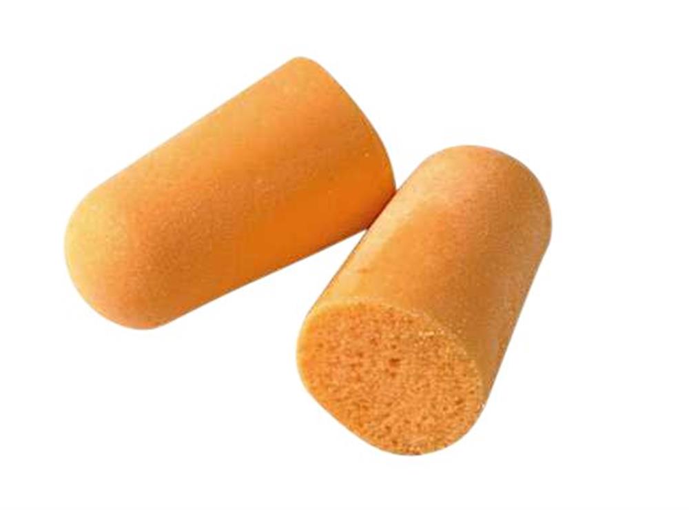3M 1100 Earplugs - 37DB, Polyurethane, Orange