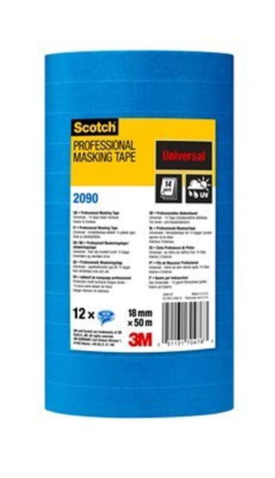 3M 2090 ScotchBlue Masking Tape blue - 18mm, 50M