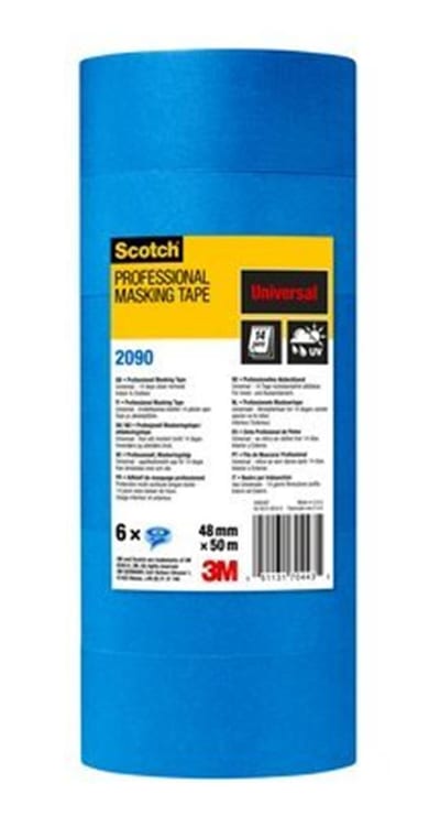 3M 2090 ScotchBlue Masking Tape blue - 50mm, 50M