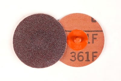 3M 361F Fiber Disc - 25mm, 60, All-round, stainless steel, steel, Roloc, Die grinder, angle grinder, Aluminium oxide