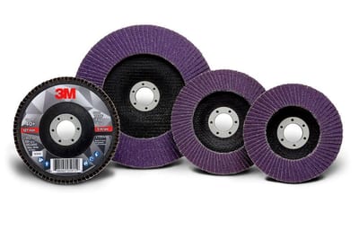 3M 769F Flap Disc conical - 22.23mm, 125mm, 40, steel, stainless steel, legeringer, Ceramic