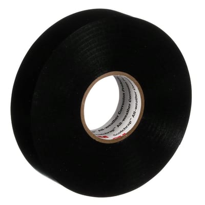 3M Scotchrap™ Vinyl tape black - 25mm, 30.5M, 0,25mm