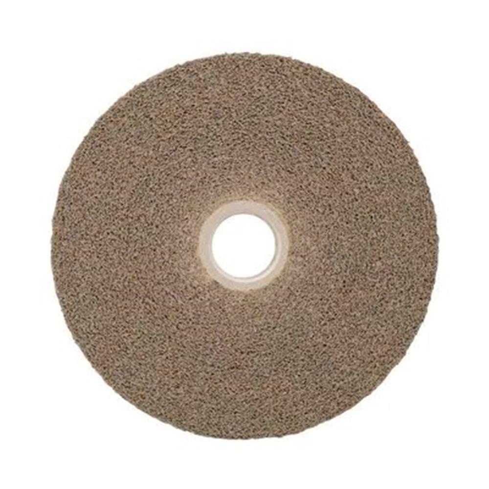 3M XL-UW 2S Deburring Wheel - 76mm, Fine, Metal, plastic, Siliciumkarbid, Centre hole, Ligesliber, drill, 6mm