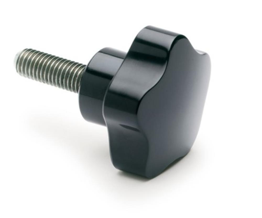 4-Finger Knob stainless - 12mm, 40mm, 60mm