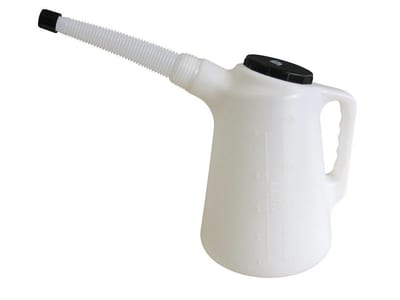 670 Plastic Oil Measure with Flexible Spout and Cap - 5L