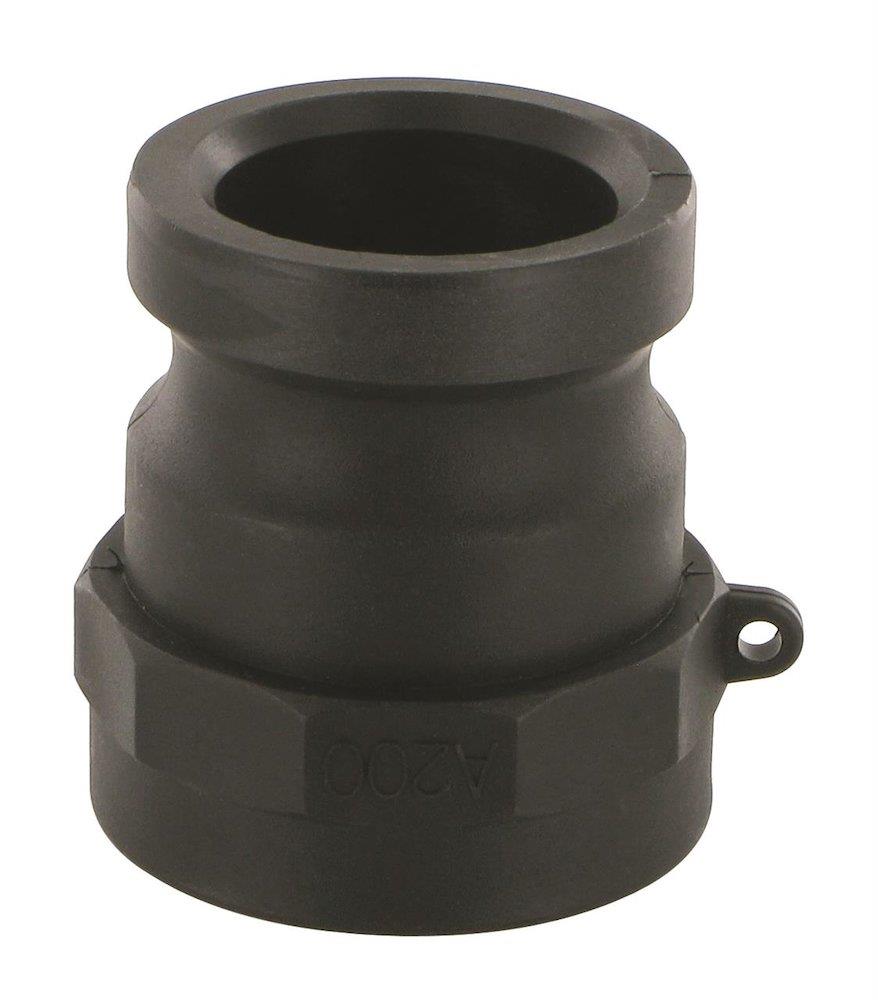 Camlock Coupling Type A, PP, Male Thread 1 1/4" × 1 1/4"