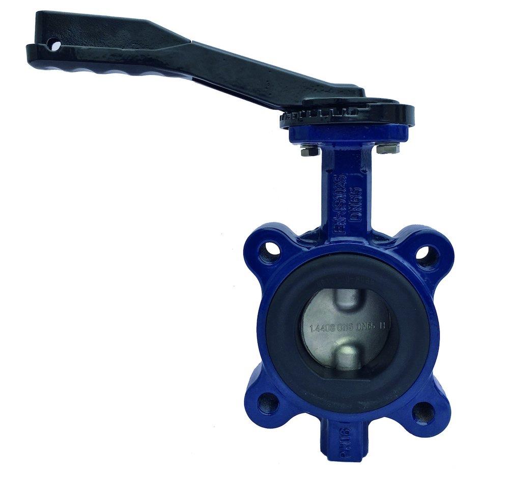 a-collection AVI 1484 Butterfly Valve LUG GGG40/316/NBR - 65, 16bar, F05-F07 - 11-14mm