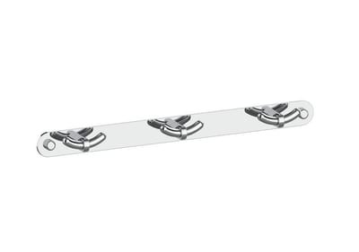 a-collection Azur Robe Hook Rail - 3PCS, brass, 1PCS, Polished, Chrome-plated 7350041492740