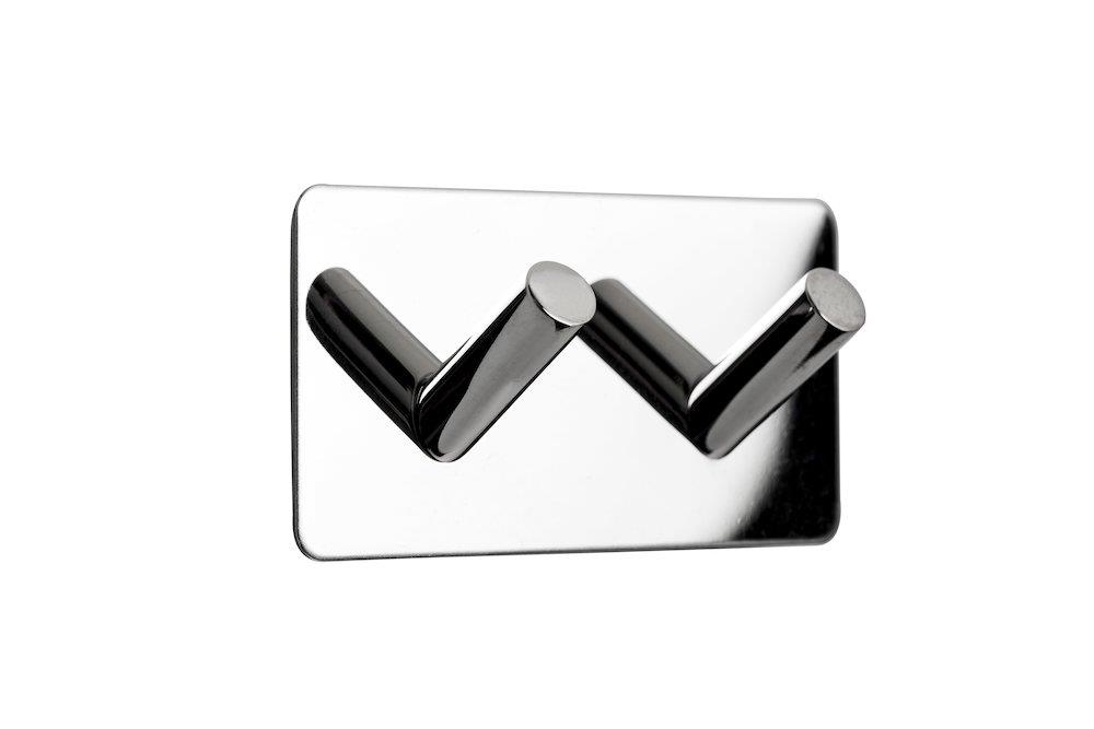 a-collection Basic Coat rack - 2PCS, Stainless steel, 1PCS, Polished, Chrome-plated