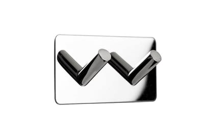 a-collection Basic Coat rack - 2PCS, Stainless steel, 1PCS, Polished, Chrome-plated
