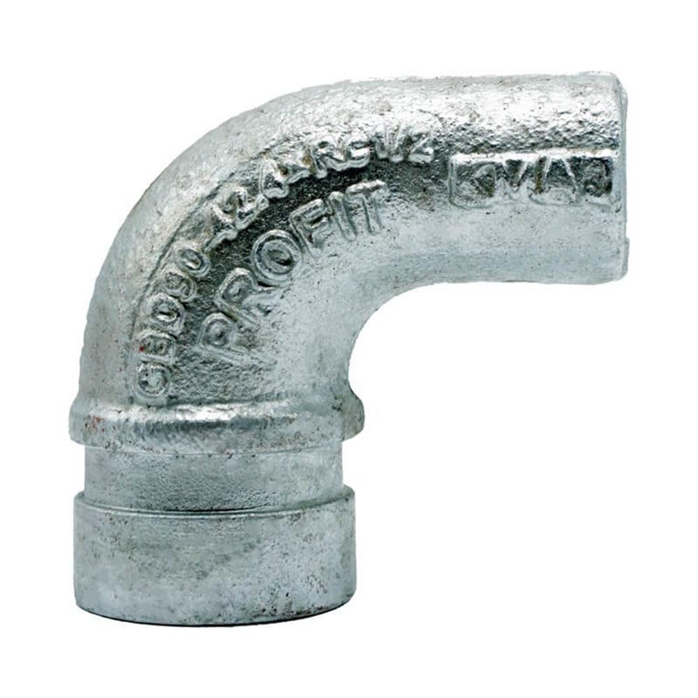 a-collection Bend galvanized reduced - 40X15, 48.3mm, 90°