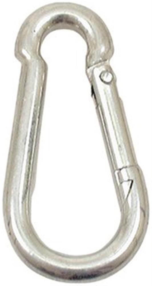 a-collection galvanized Carabiner hook - 8mm, 80mm
