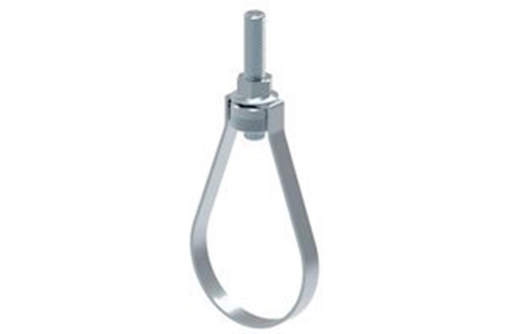 a-collection Jirva Sprinkler Bracket - galvanized, Loop, M10, Loop, 1"