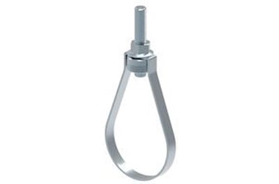 a-collection Jirva Sprinkler Bracket - galvanized, Loop, M10, Loop, 1"