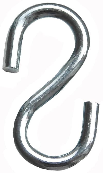 a-collection LS-8 galvanized S-hook - 8mm, 80mm
