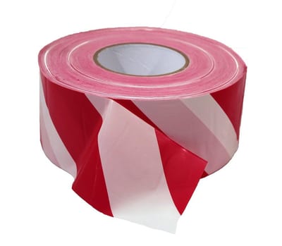 a-collection Marking Tape 75 mm x 500 m red/white