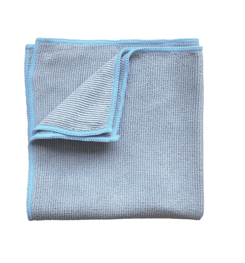 a-collection Microfiber Cloth 32 x 32 cm, pack of 5 pcs grey/blue