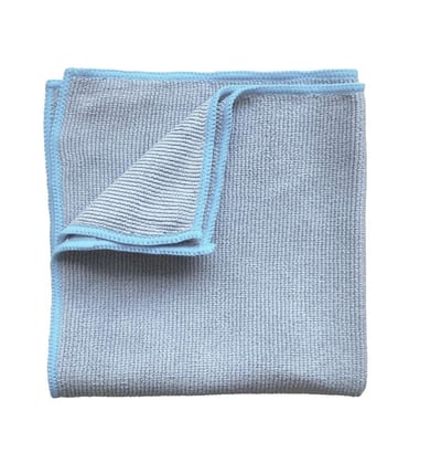 a-collection Microfiber Cloth 32 x 32 cm, pack of 5 pcs grey/blue