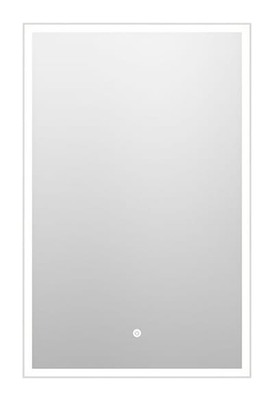 a-collection Mirror - 700mm, 450mm, 44mm, Frameless, Square, Frame-mounted Light