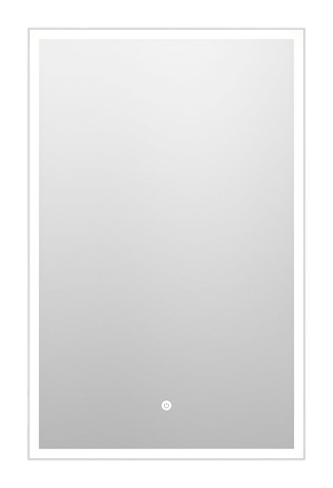 a-collection Mirror square 700x600x44mm - frameless, illuminated frame, white