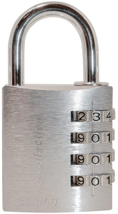 a-collection Padlock with code - 40mm, 6mm, 21.5mm