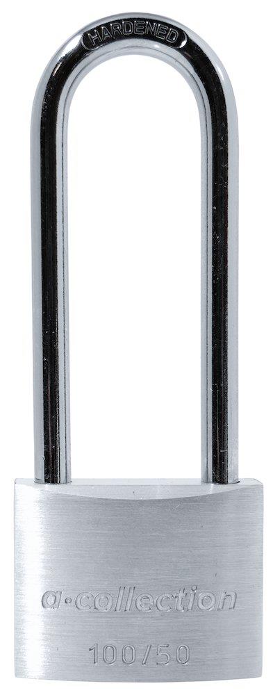 a-collection Padlock with high shackle - 50mm, 8mm, 80mm