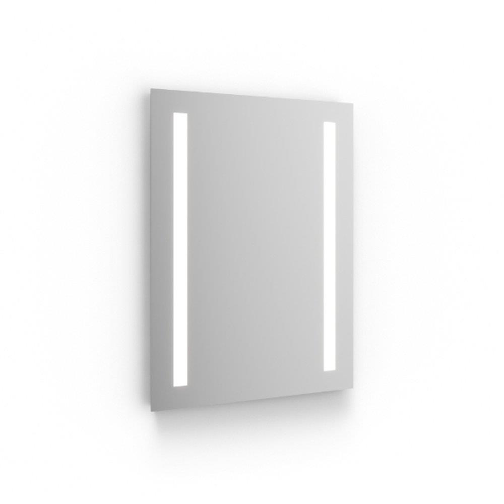 a-collection Solution Mirror - 700x500mm, Frameless, Square, Lights on Both Sides