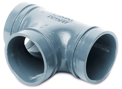 a-collection T-Piece galvanized - 65, 65, 65, 76.1mm