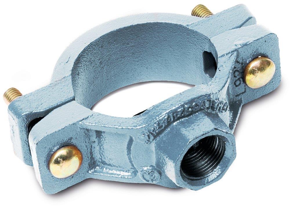 a-collection Tapping saddle galvanized - 40, 48.3mm, 105.6mm, 1/2"