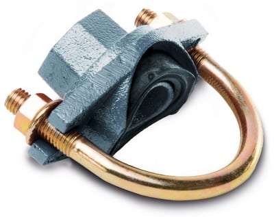 a-collection Tapping saddle galvanized - 40, 48.3mm, 89mm, 1/2"