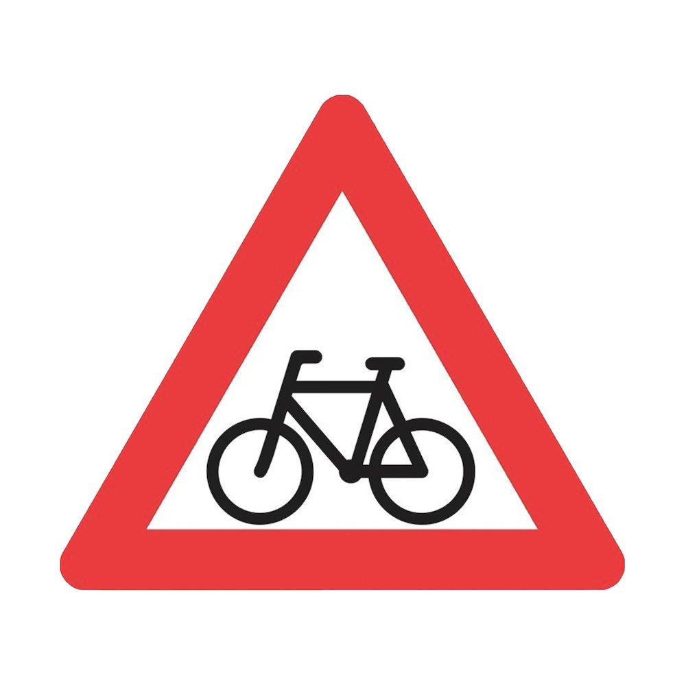 A21 Warning Sign Cyclists A21 - 70cm, 70cm