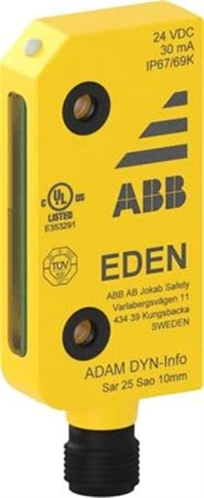 ABB Adam DYN-Info M12-5 Safety Sensor - Eden Jokab Safety, 15mm, M12