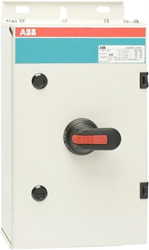 ABB OT125GTUU3TZ EMC Safety Switch steel enclosure - 125A, 3P, black