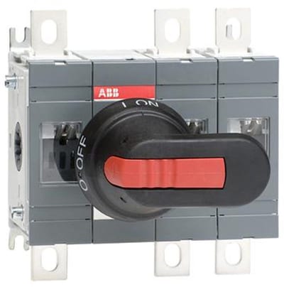 ABB OT160EV12P Load Break Switch - 160A, 3P, black