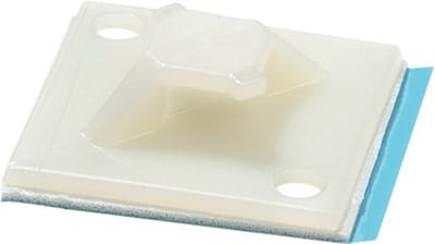 ABB TC5345A Cable Tie Base - 28mm, 28mm, white, PA ( Polyamide )