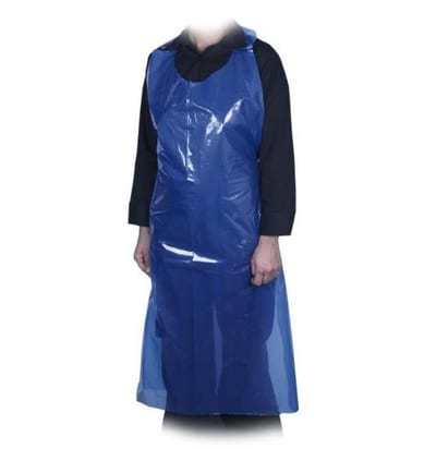 Abena 4542 Disposable Apron 35 µm Blue 130 x 85 cm