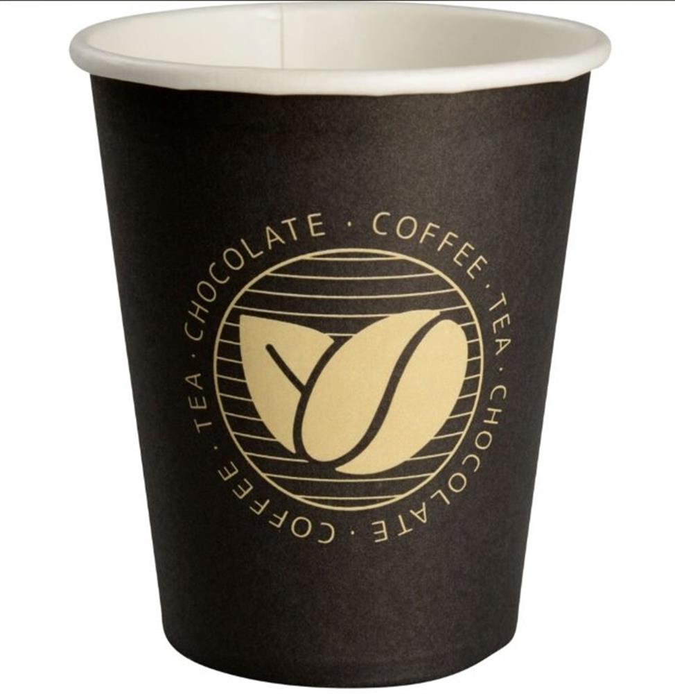 Abena Gastro Beans Coffee Cup - 240ml, Pap/PE, 50PCS