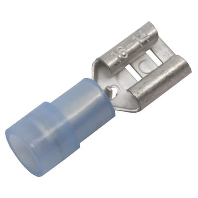 Abiko KA2505FLS8-PB Spade Sleeve - 1,5 - 2,5 mm², 4,8 x 0,8mm, Insulated, PA-Cu ( Polyamide / copper ), blue