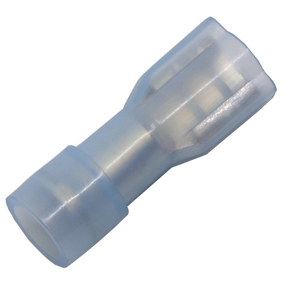 Abiko KA2507FLSF-PB Spade Sleeve - 1,5 - 2,5 mm², 6,3 x 0,8mm, Fully insulated, PA-Cu ( Polyamide / copper ), blue