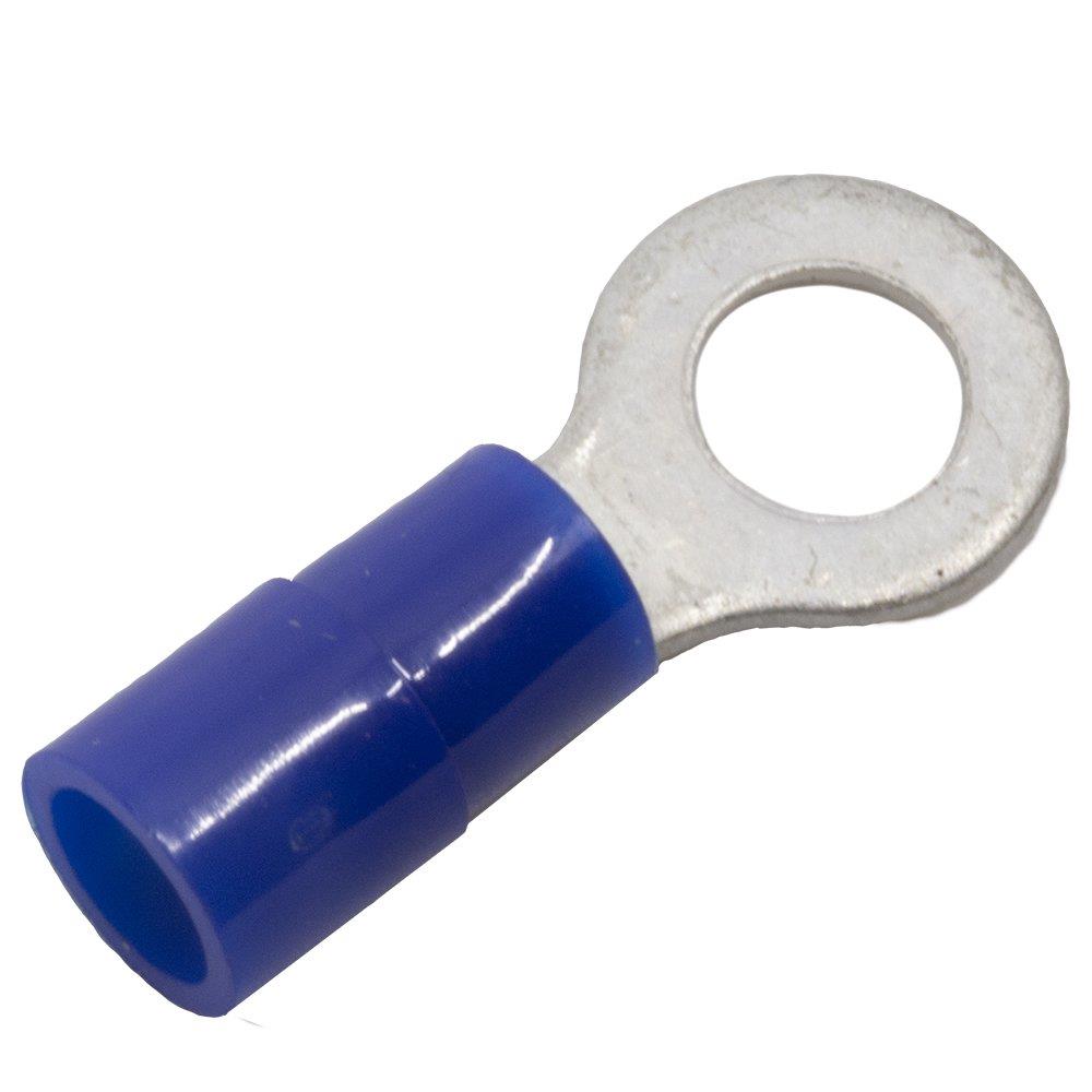 Abiko KA2565R-PB-UL Ring Cable Lug - 1,5 - 2,5 mm², M6MM, blue, Insulated, PA-Cu ( Polyamide / copper )